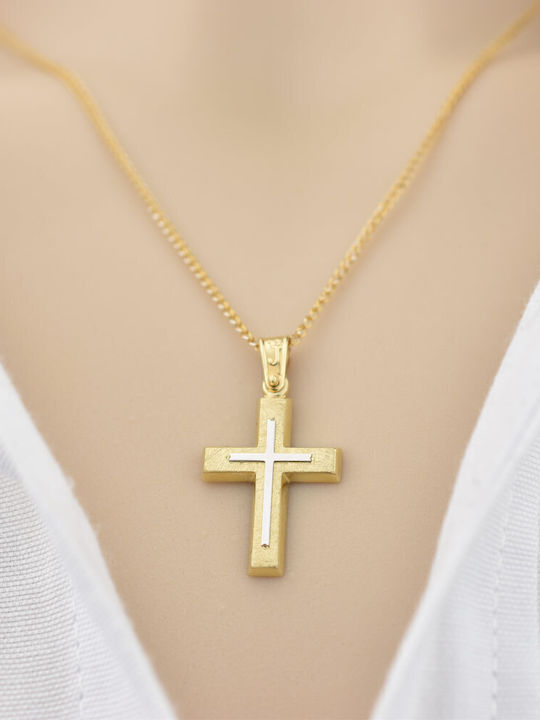 Goldjewels Damen Gold Kreuz 14K