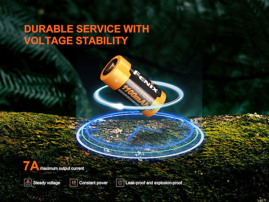 Μπαταρία Fenix Arb-l18-1100 Επαναφορτιζόμενη 1100mah