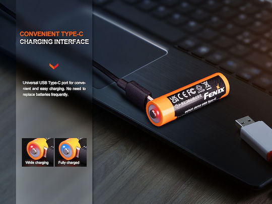 Μπαταρία Fenix Arb-l14-2200u Επαναφορτιζόμενη Usb 2200mah