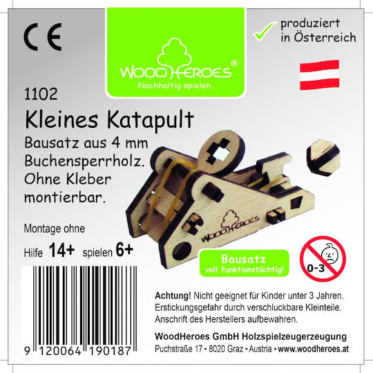 WoodHeroes Παιχνίδι Κατασκευών Ξύλινo για Παιδιά 6+ Ετών