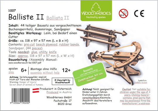 WoodHeroes Παιχνίδι Κατασκευών Ξύλινo για Παιδιά 6+ Ετών