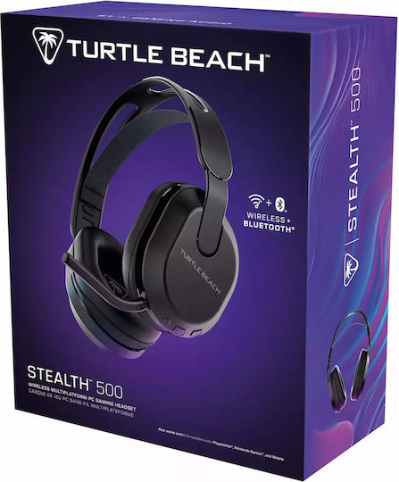 Turtle Beach Stealth 500 Fără fir Over Ear Gaming Headset cu conexiune USB Negru