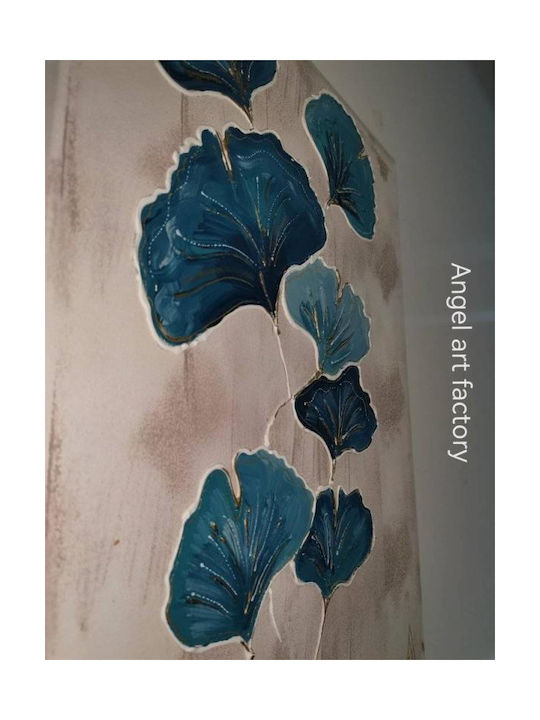 Painting "Embossed Green Ginkgo Flower"