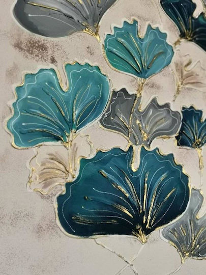 Tablou în relief Floare de Ginkgo Verde