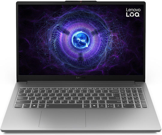 Lenovo LOQ 15IAX9E 15.6" IPS FHD (Ядро i5-12450HX/16ГБ/512ГБ SSD/GeForce RTX 2050/Без ОС) Luna Grey (Международна английска клавиатура)