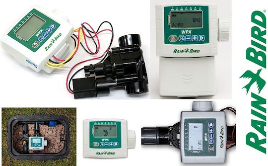 Rainbird WPX4 Προγραμματιστής Ποτίσματος Φρεατίου Μπαταρίας 4 Στάσεων
