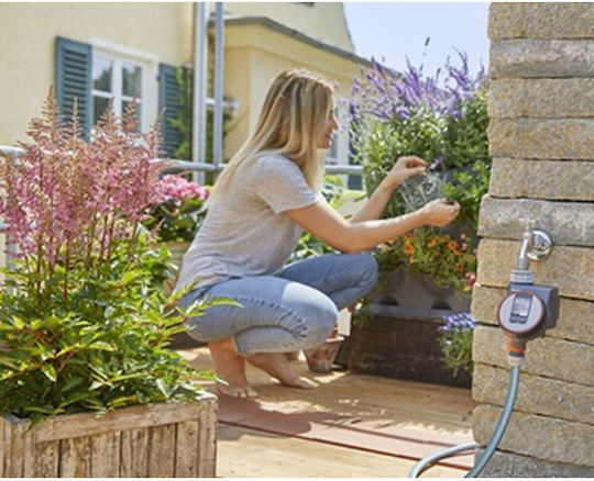 Gardena Water Control Flex Προγραμματιστής Ποτίσματος Βρύσης Μπαταρίας 1 Εξόδου