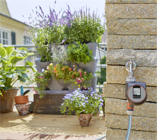 Gardena Water Control Flex Προγραμματιστής Ποτίσματος Βρύσης Μπαταρίας 1 Εξόδου