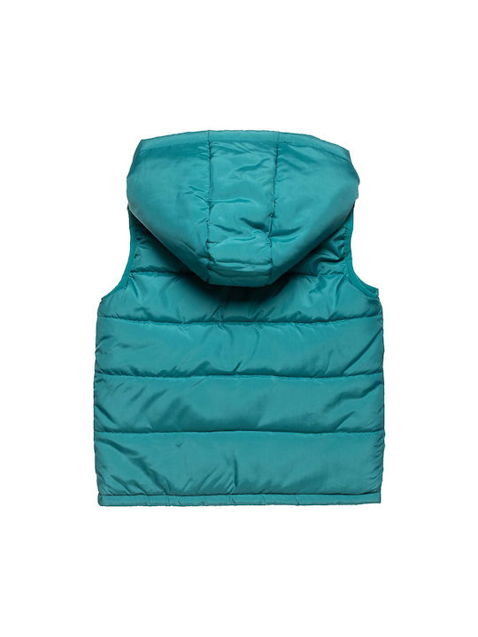 Alouette Kids Casual Jacket Sleeveless with Hood Green