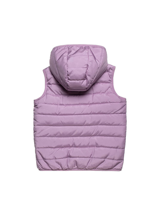 Alouette Kids Casual Jacket Sleeveless with Hood Lilac