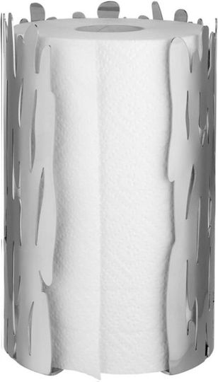 Alessi Papierhandtuchhalter Silber 15.5x15.5x24cm Alessi Papierhandtuchhalter Silber 15.5x15.5x24cm