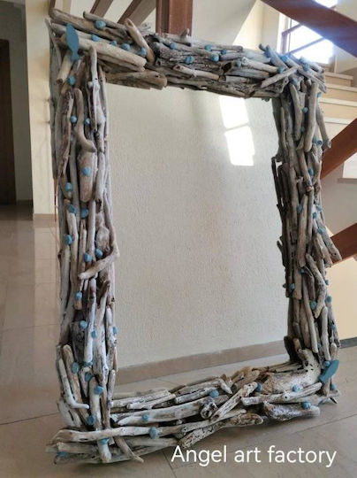 Διακοσμητικός Καθρέφτης “λευκά Θαλασσόξυλα”