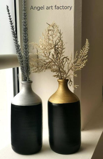 Zweifarbige Keramikvase