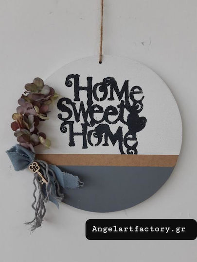 Διακοσμητική Ξύλινη Ταμπέλα Τοίχου "home Sweet Home"