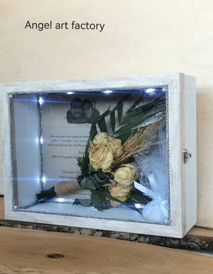 Калъф за корона за окачване бежово-сив