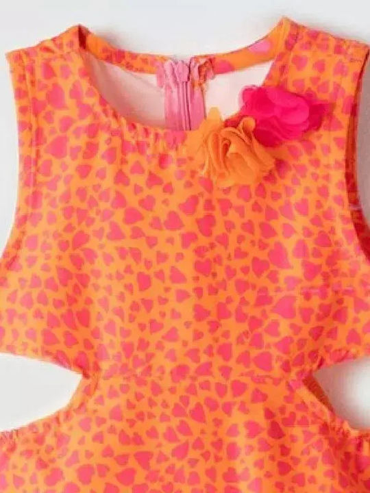 Small Hearts Rochie pentru Copii Fără mâneci Orange