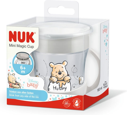 Nuk Baby Cup Mini Magic Cup made of Plastic Gray 160ml for 6m+m+