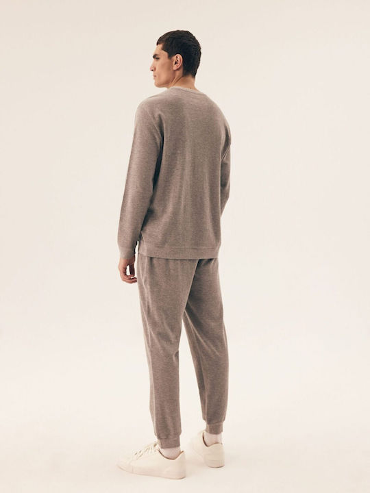 Henderson Men's Winter Pajamas Set Gray