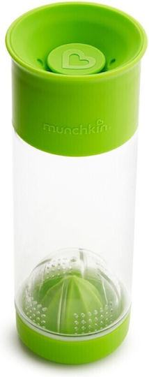 Munchkin Παιδικό Ποτηράκι Miracle Fruit Infuser από Πλαστικό Πράσινο 590ml για 12m+
