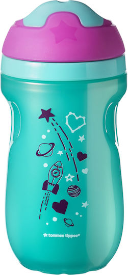 Tommee Tippee Παιδικό Ποτηράκι από Πλαστικό Ροζ 260ml για 12m+