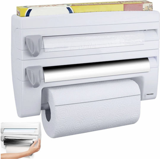 Distribuitor de role Montat pe perete Plastică Albă 24x9x9cm SUPORT44N1-white