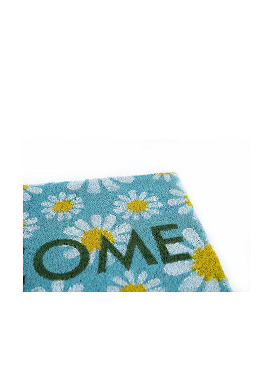 Πατάκι Εισόδου Ruco Print Welcome Daisies 641 45x75cm Beige-multi Sdim 45x75