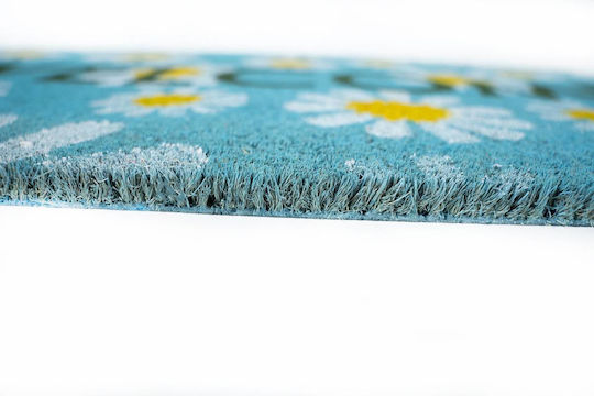 Ruco Print Willkommen Gänseblümchen Eingangsmatte 641 45x75cm Beige-multi Sdim 45x75