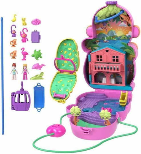 Mattel Polly Polly Pocket Momma Monkey & Baby για 4+ Ετών
