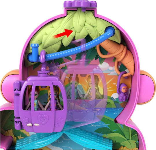 Mattel Polly Polly Pocket Momma Monkey & Baby για 4+ Ετών