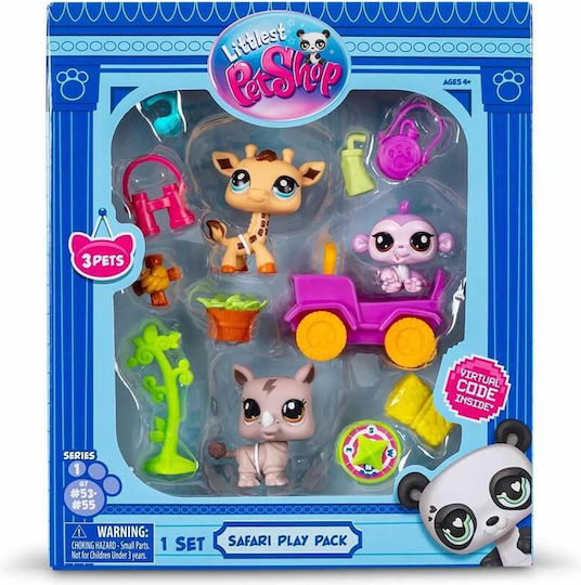Basic Fun Παιχνίδι Μινιατούρα Littlest Pet Shop (Διάφορα Σχέδια)