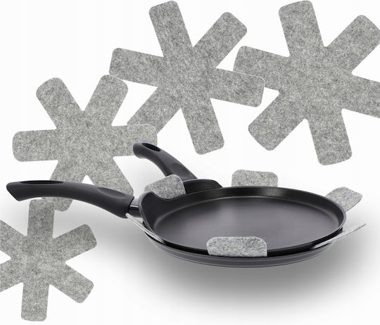 Kadax Topf- und Pfannenschoner Set 4 Grau