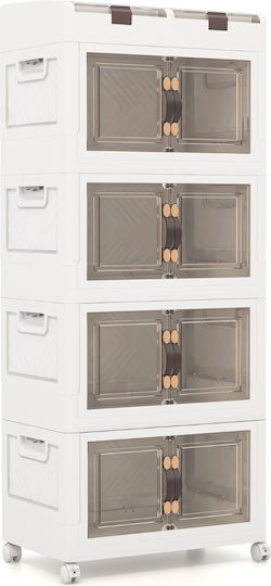 Costway Kleine Aufbewahrungsmöbel Schubladen M54.5xP34.5xH132cm