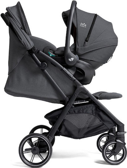 Joie Parcel LX Reglabil Cărucior pentru Bebeluși Potrivit pentru Nou-născut Ebony 8.81kg