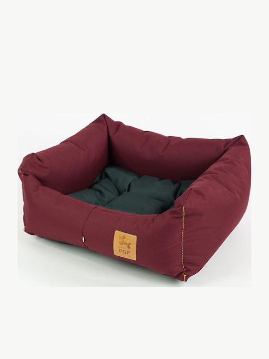 PQP Poof Dog Burgundy 85x76cm