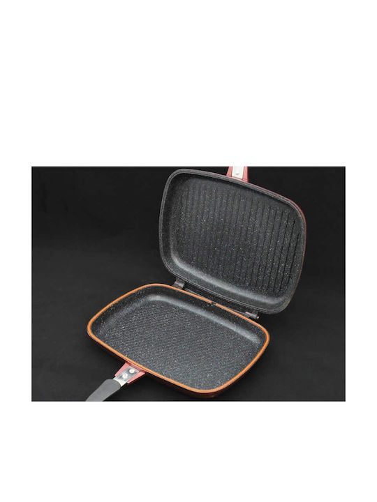 Royalty Line Double Pan made of Aluminum with Stone Coating Copper 32cm