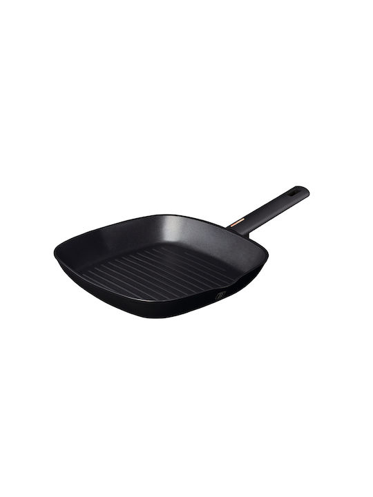 Berlinger Haus Monaco Collection Grill With Lid made of Aluminum with Non-Stick Coating 28cm