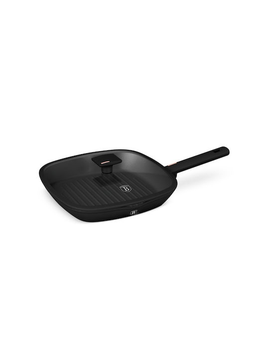 Berlinger Haus Monaco Collection Grill With Lid made of Aluminum with Non-Stick Coating 28cm