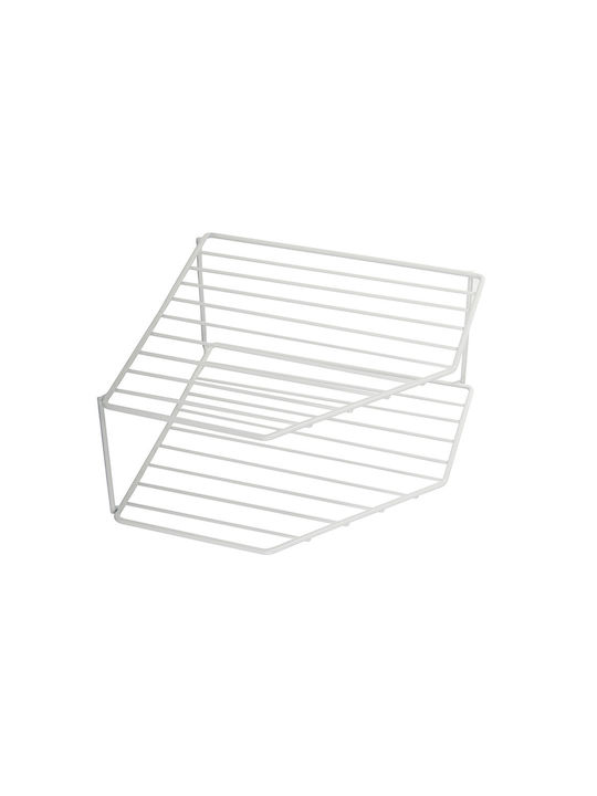 Suport De Masă Metalic 12.5x25.5x25.5cm Albă
