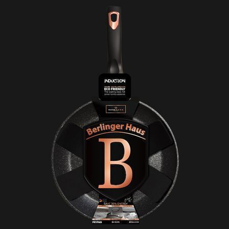 Berlinger Haus Black Rose Collection Тиган от Алуминий с Каменно Покритие 24см