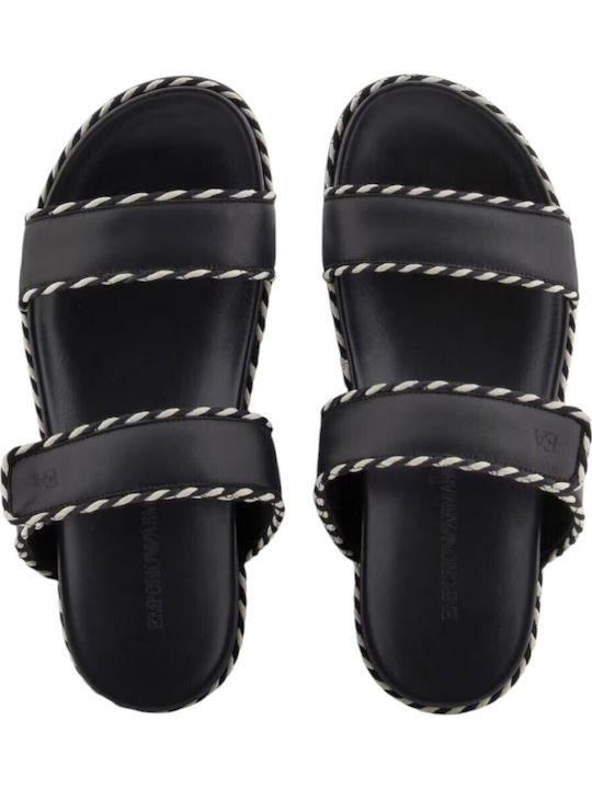 Women's Flat Sandals in Black Color