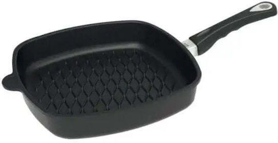 AMT Gastroguss Aluminum Grill Pan with Non-Stick Coating 28cm