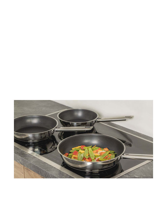 Rosle Elegance Set De Tigăi Din Aluminiu Cu Acoperire Interioară Antiaderent 3 Piese