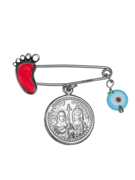 Ioannis Kosmima Child Safety Pin made of Silver for Girl