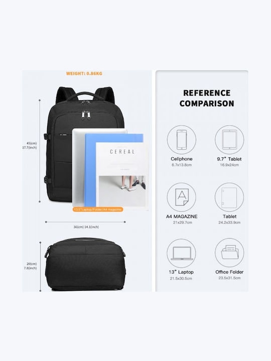 Miss Lulu Backpack Μαύρο