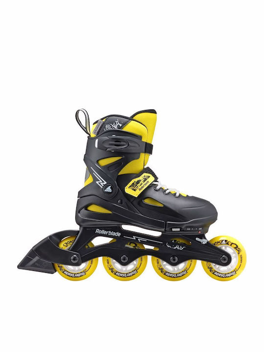 Rollerblade Inline Αυξομειούμενα Rollers Μαύρα Παιδικά