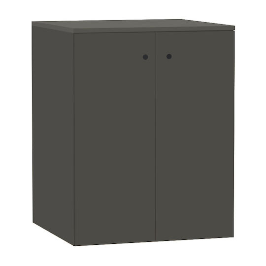 Gray Megapap Washing Machine Cabinet Anthracite 70x66x90cm Package 1 Piece