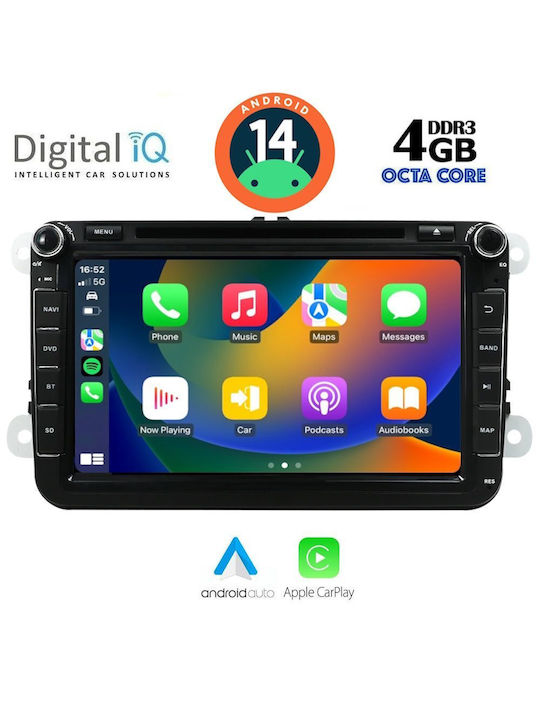 Digital IQ Car Audio System 2004-2014 (Bluetooth/USB/AUX/WiFi/GPS) with Touch Screen 8"