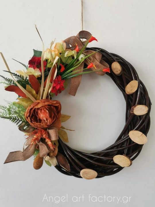 Crăciun Decorativ Lemnos Coroană de flori