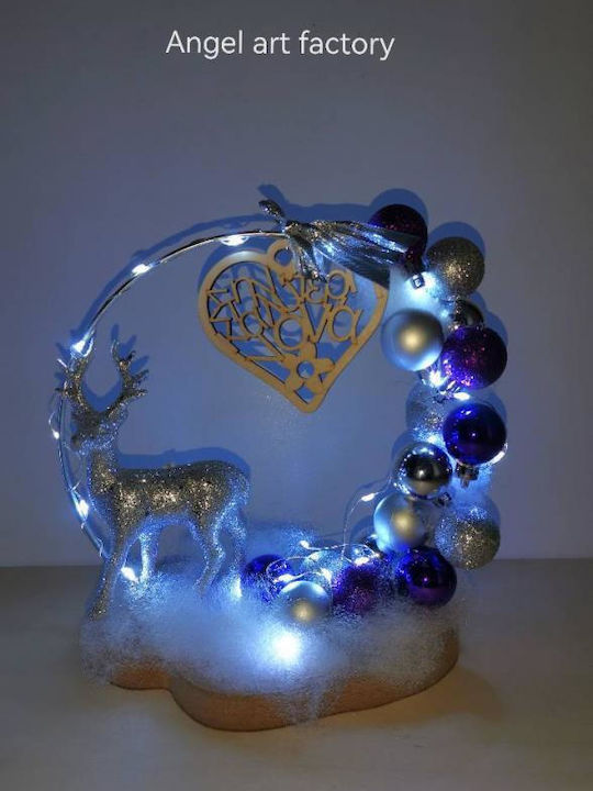 Christmas Lighted Decorative Wreath