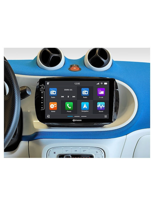 Dynavin Sistem Audio Auto pentru Smart PentruDoi (Bluetooth/USB/WiFi/GPS) cu Ecran Tactil 9"